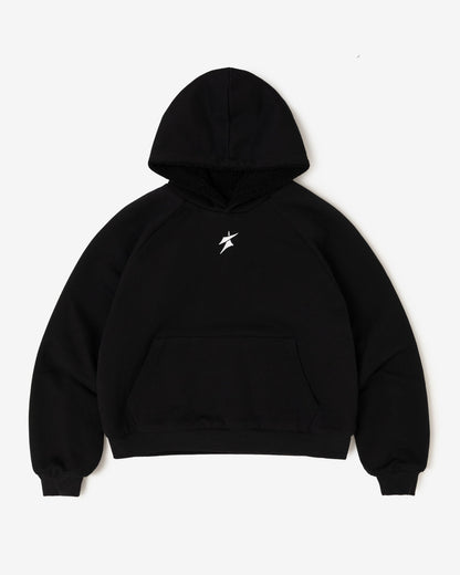 Reversible Sherpa Hoodie (Black)