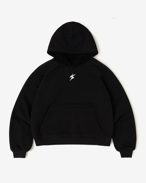 Reversible Sherpa Hoodie (Black)